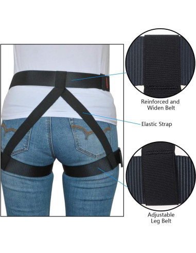 Arnés de Escalada HeeJo ZY01 Poliester 300KG Ajustable