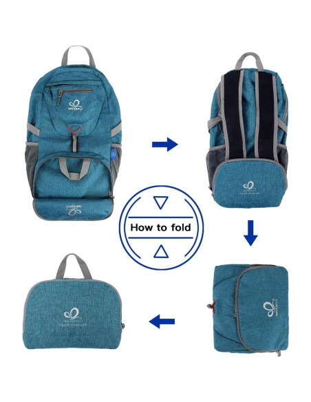 Mochila Plegable WATERFLY 20L Nylon Ultra Ligera Unisex