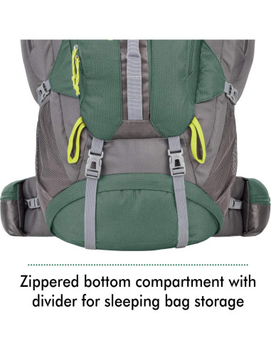 Mochila de senderismo High Sierra Pathway 90L Pino/Pizarra