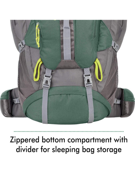 Mochila de senderismo High Sierra Pathway 90L Pino/Pizarra