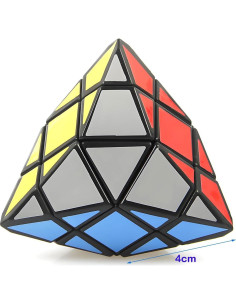 Cubo Mágico Pyraminx 3x3 SUN-WAY 5.5 cm Negro 2