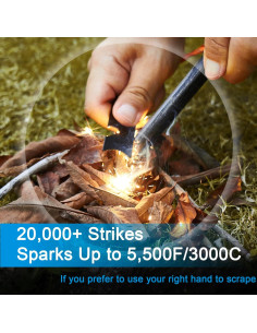 Kit Encendedor de Chispas Kaseamu 15,24 cm Supervivencia 2