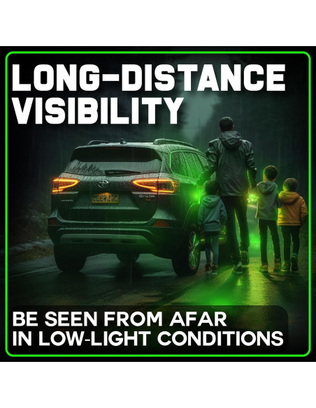 Palos de Luz de Emergencia PartySticks 25 Unidades Verde