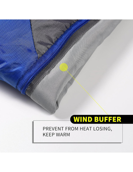 Saco de dormir Rioyalo 450GSM para invierno 0C - Adultos