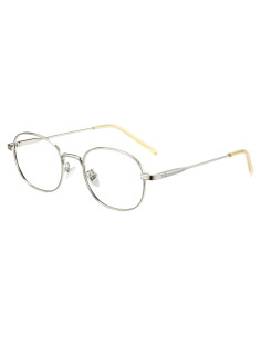 Gafas Retro Ovaladas Cyxus 8562 Anti Luz Azul UV Plata