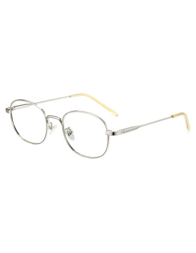 Gafas Retro Ovaladas Cyxus 8562 Anti Luz Azul UV Plata