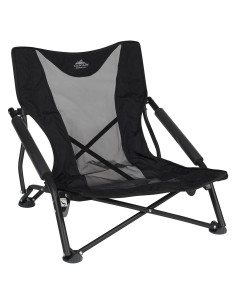 Silla de Campamento Plegable Cascade Mountain Tech Negra 250 kg