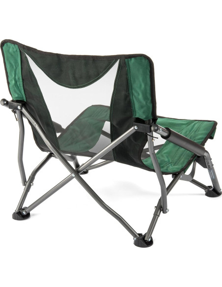 Silla de Campamento Plegable Cascade Mountain Tech Negra 250 kg Silla de Campamento Plegable Cascade Mountain Tech Negra 250 kg