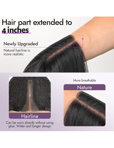 Peluca Ombre Rubia Eawwii Larga Ondulada 66 cm Sin Pegamento