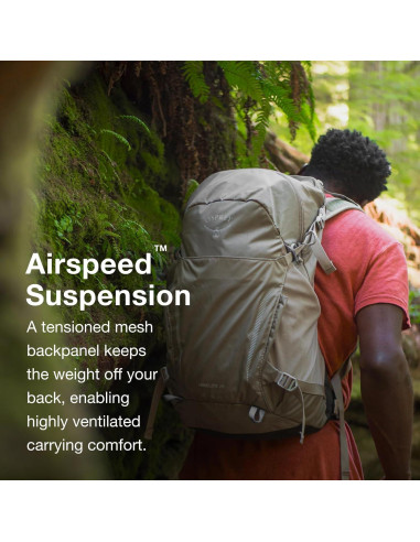 Mochila de senderismo Osprey Hikelite 26L Unisex Negra