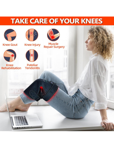 Almohadilla de Luz Roja UTK 162 LEDs para Alivio de Dolor