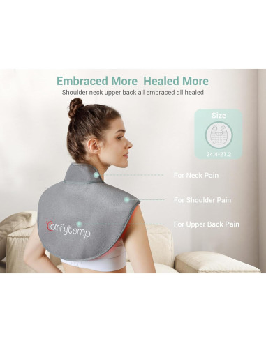 Almohadilla Terapia Luz Roja Comfytemp 162 LEDs 62x54cm