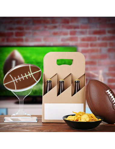 Trofeo de Fútbol Acrílico Moucuny 17 cm Balón Decorativo