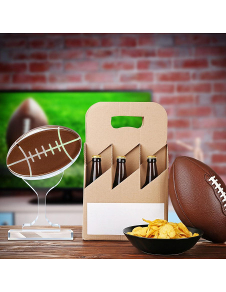 Trofeo de Fútbol Acrílico Moucuny 17 cm Balón Decorativo