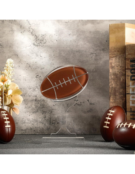 Trofeo de Fútbol Acrílico Moucuny 17 cm Balón Decorativo