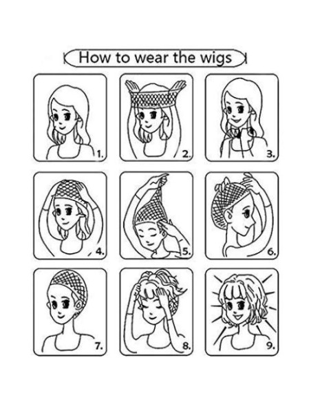 Peluca Mullet Kaneles para Hombres Color Marrón Claro