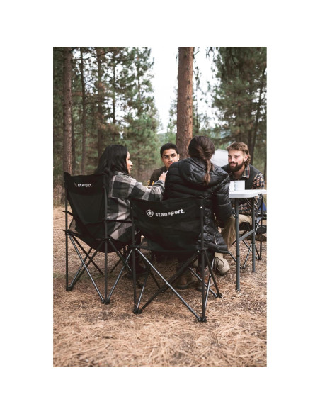 Silla de Camping Stansport Apex Deluxe Plegable 2.19 kg Silla de Camping Stansport Apex Deluxe Plegable 2.19 kg