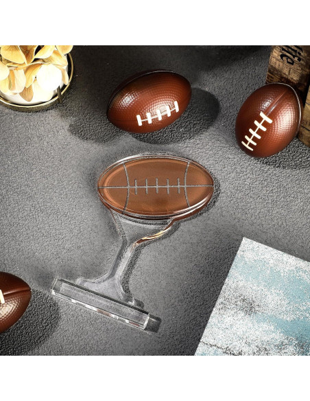 Trofeo de Fútbol Acrílico Moucuny 17 cm Balón Decorativo