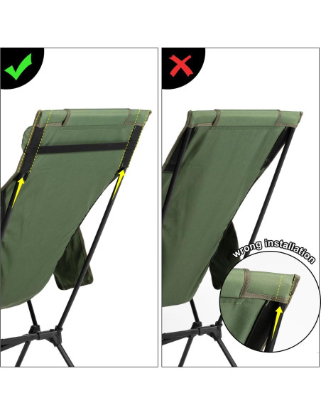 Silla de Camping Plegable TOBTOS Charles 200 kg Verde