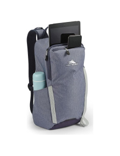 Mochila Commuter High Sierra Gris Azul 18L Acolchada