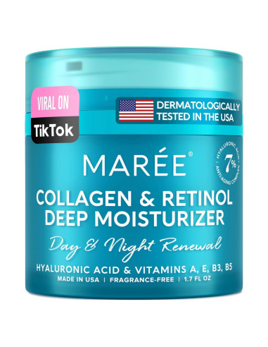 Crema Hidratante Facial MAREE con Retinol y Colágeno 50ml