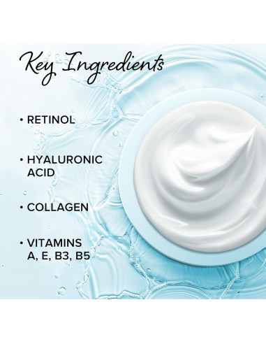 Crema Hidratante Facial MAREE con Retinol y Colágeno 50ml