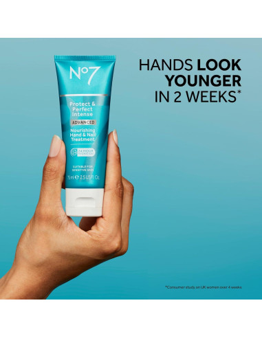 Crema de Manos No7 Protect & Perfect 75 ml Antienvejecimiento