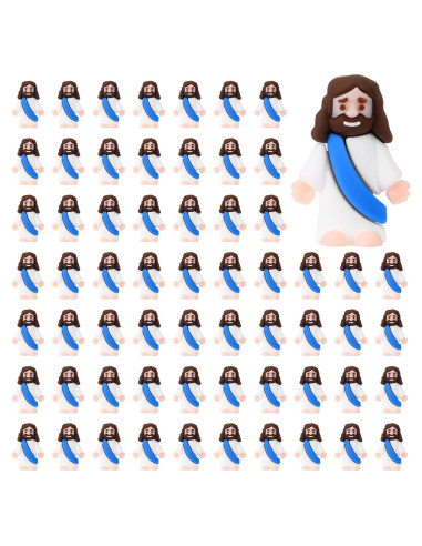 100 Mini Figuras de Jesús Bememo para Fiesta Religiosa