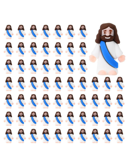 100 Mini Figuras de Jesús Bememo para Fiesta Religiosa