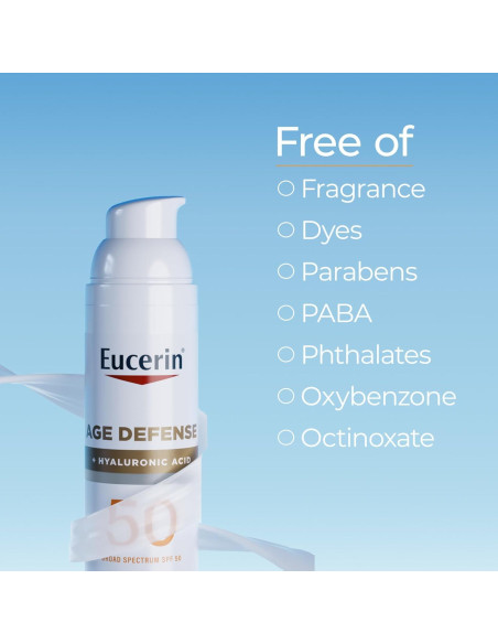Protector Solar Facial Eucerin Sun Age Defense SPF 50 74 ml