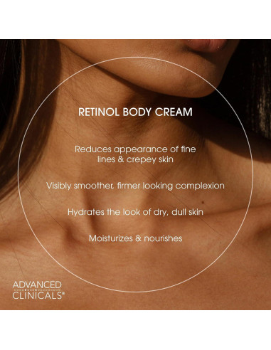 Loción Corporal Retinol Advanced Clinicals 453 g Hidratante