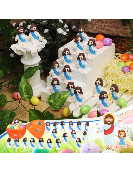 100 Mini Figuras de Jesús Bememo para Fiesta Religiosa
