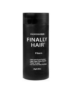 Fibras para Cabello Finally Hair Marrón Oscuro 28g