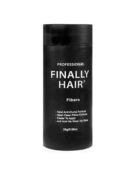 Fibras para Cabello Finally Hair Marrón Oscuro 28g