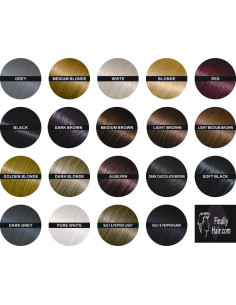 Fibras para Cabello Finally Hair Marrón Oscuro 28g 2