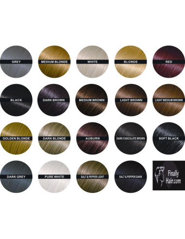 Fibras para Cabello Finally Hair Marrón Oscuro 28g