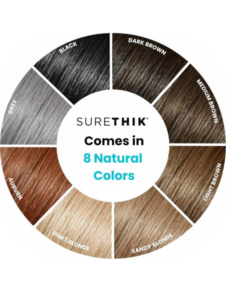 Fibras para Cabello SureThik 30g Marrón Oscuro Natural