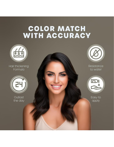 KAAL Fibra para Cabello Ralo 100g Negro - Polvo Ocultador