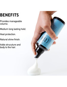 Espuma de Peinado American Crew 200 ml para Cabello Hombre 2