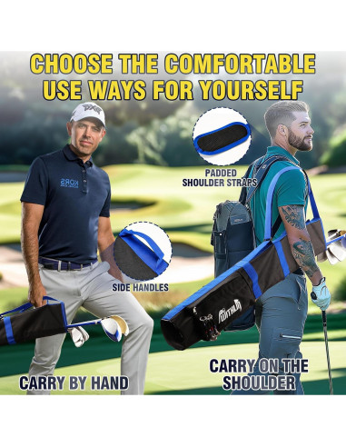 Bolsa de Golf Prowithlin Negra para Llevar y Viajar