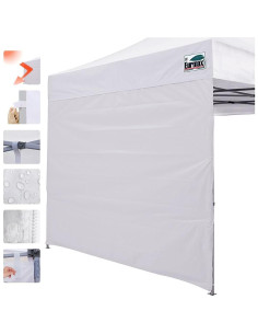 Pared Lateral Eurmax 5x5m Blanca para Carpa Pop Up 2