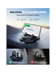 Soporte para Teléfono de Coche JOYROOM JR-ZS354-BK Ajustable 360 2