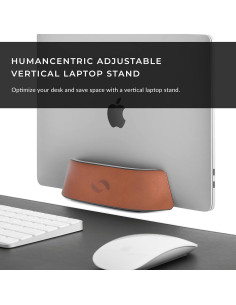 Soporte Vertical para Laptop HumanCentric Cuero Vegano 2