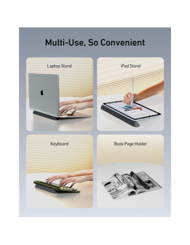 Soporte para Laptop Ergounion PR31 3 en 1 Base Ovalada