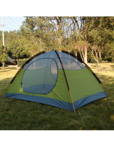 Tienda de Camping Hillman para 2 Personas 3 Temporadas Verde