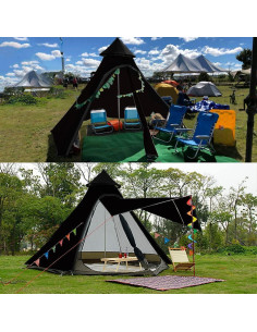 Carpa Domo Vidalido 6 Personas Impermeable 4 Estaciones 2