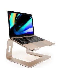 Soporte Ergonómico de Aluminio Cenawin 1324 - 10-17.3" Oro