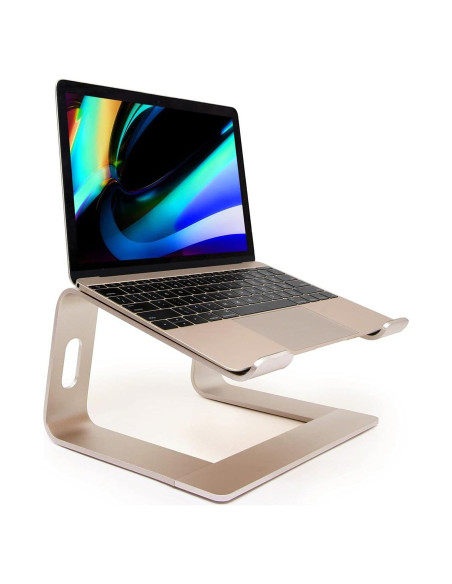 Soporte Ergonómico de Aluminio Cenawin 1324 - 10-17.3" Oro