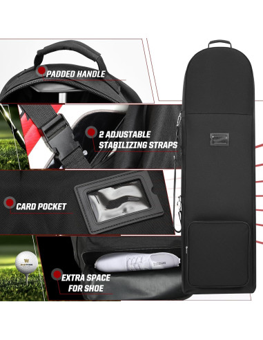 Bolsa de Viaje para Golf DAREKUKU con Soporte Ajustable