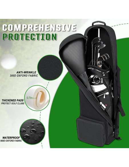 Bolsa de Viaje para Golf DAREKUKU con Soporte Ajustable